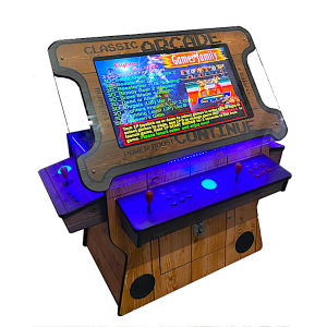 4700 Games Gas Lift Woodgrain Cocktail Machine 32" Screen and Trackball